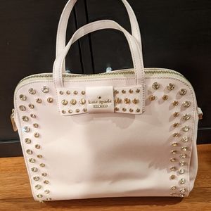 Kate spade Merriam satchel pink crystals